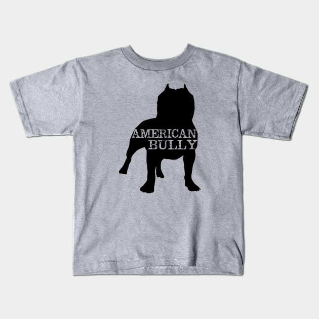 American Bully Kids T-Shirt by Nartissima